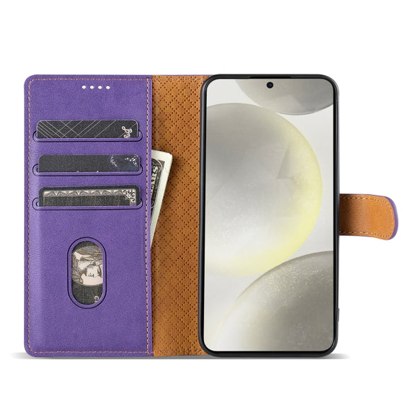 For OPPO Reno11 Pro 5G Global N.BEKUS CSJ-P1 Solid Color Leather Phone Case(Purple)
