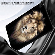 For Lenovo Tab M11 / Xiaoxin Pad 2024 Color Painting Pattern Smart Tablet TPU Case(Lion)