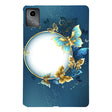 For Lenovo Tab M11 / Xiaoxin Pad 2024 Color Painting Pattern Smart Tablet TPU Case(Butterfly Circle) - Lenovo by PMC Jewellery | Online Shopping South Africa | PMC Jewellery | Buy Now Pay Later Mobicred