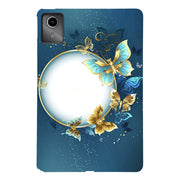 For Lenovo Tab M11 / Xiaoxin Pad 2024 Color Painting Pattern Smart Tablet TPU Case(Butterfly Circle)