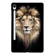 For Samsung Galaxy Tab S9 / S9 FE Color Painting Pattern Smart Tablet TPU Case(Lion)