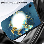 For Samsung Galaxy Tab S9+ / S9 FE+ Color Painting Pattern Smart Tablet TPU Case(Butterfly Circle)