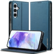 For Samsung Galaxy S25+ 5G LC.IMEEKE L1 Series Frosted Fine Texture PU Phone Case(Blue) - Galaxy S25+ 5G Cases by LC.IMEEKE | Online Shopping South Africa | PMC Jewellery | Buy Now Pay Later Mobicred