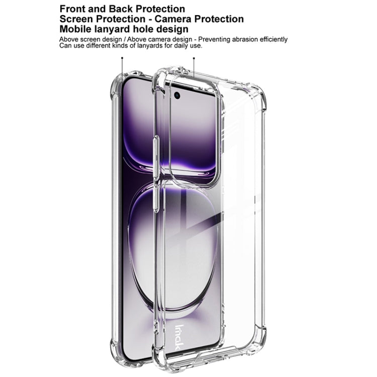 For OPPO Reno12 Global IMAK Space Shield PC + TPU Airbag Shockproof Phone Case(Transparent)