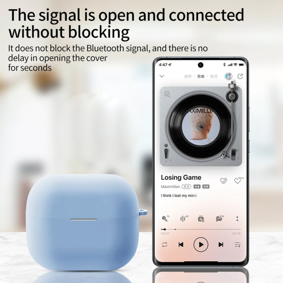 For Samsung Galaxy Buds 3 / 3 Pro Wireless Bluetooth Earphone Silicone Protective Case(White)
