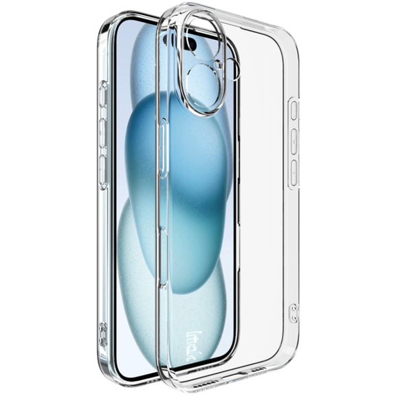 For iPhone 16 IMAK UX-5 Series Transparent TPU Phone Case