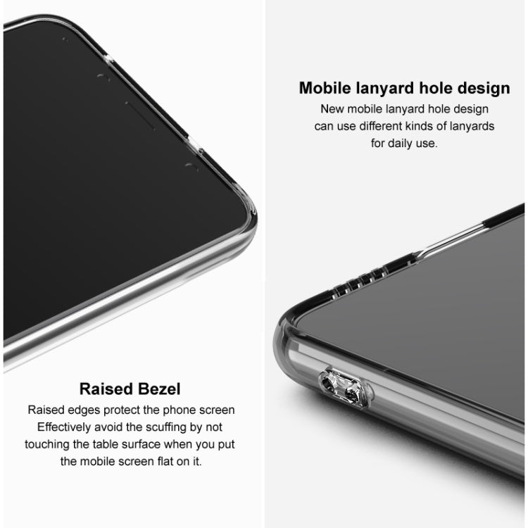For iPhone 16 Pro IMAK UX-5 Series Transparent TPU Phone Case