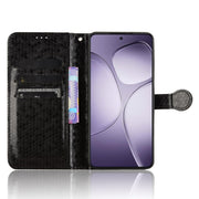 For Redmi K70 Ultra Honeycomb Dot Texture Leather Phone Case(Black)