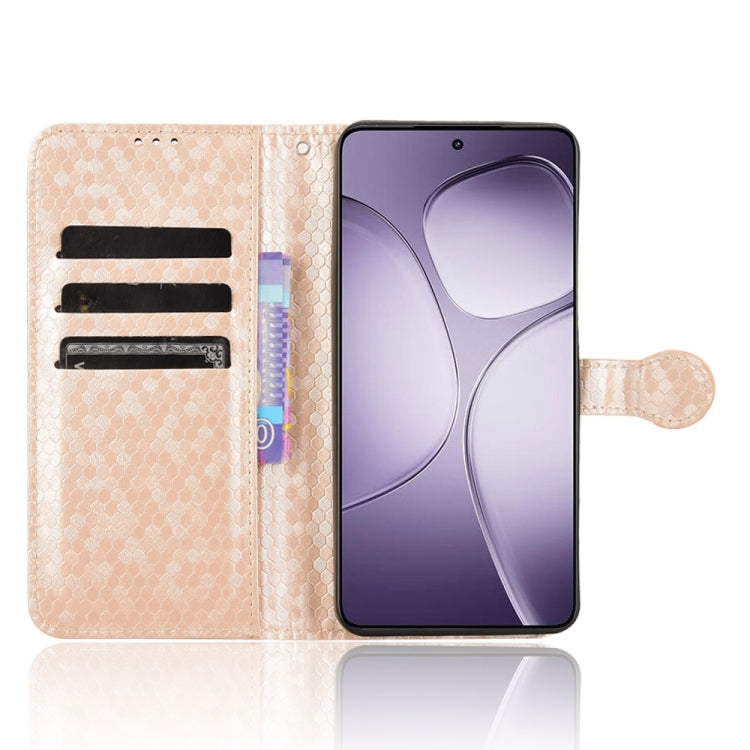 For Redmi K70 Ultra Honeycomb Dot Texture Leather Phone Case(Gold)