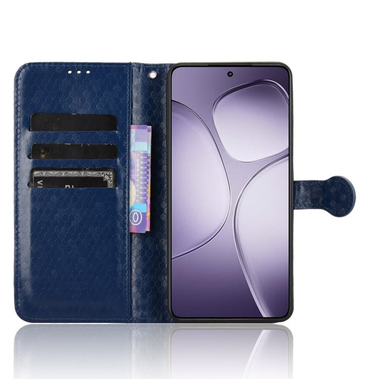 For Redmi K70 Ultra Honeycomb Dot Texture Leather Phone Case(Blue)
