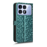 For Redmi K70 Ultra Honeycomb Dot Texture Leather Phone Case(Green)