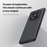 For Redmi Note 14 Pro+ 5G NILLKIN Frosted Shield Pro PC + TPU Phone Case(Blue)
