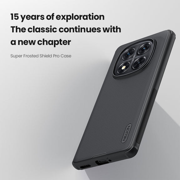 For Redmi Note 14 Pro+ 5G NILLKIN Frosted Shield Pro PC + TPU Phone Case(Blue)