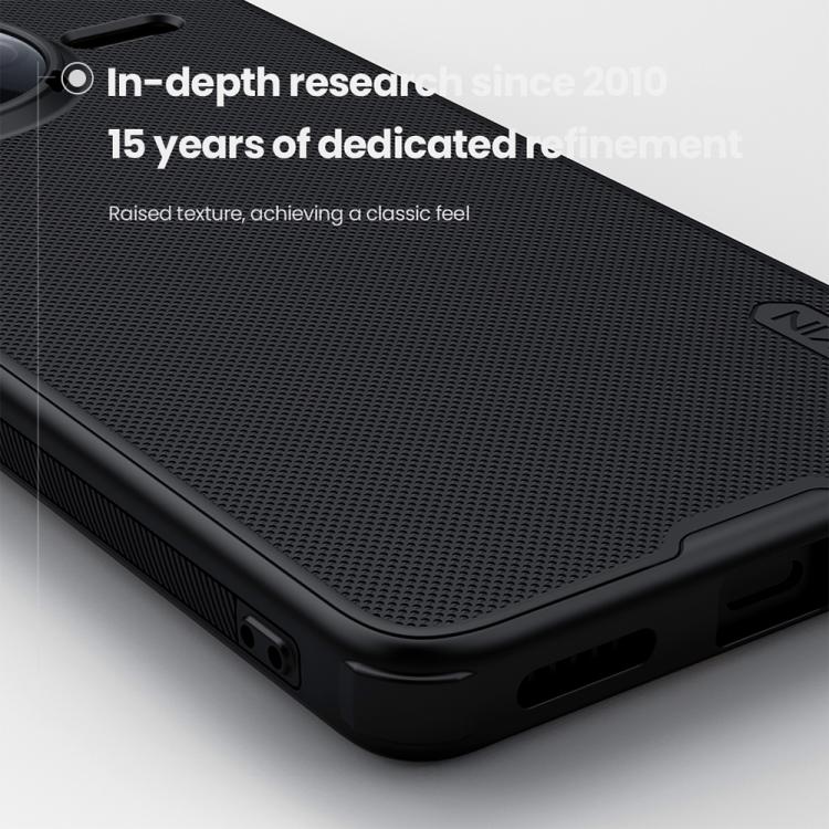 For Redmi K80 NILLKIN Frosted Shield Pro PC + TPU Phone Case(Black)