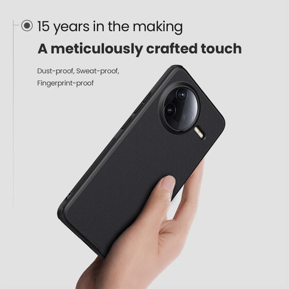 For Redmi K80 NILLKIN Frosted Shield Pro PC + TPU Phone Case(Black)