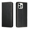 For iPhone 16 Pro Max Carbon Fiber Texture Magnetic Flip Leather Phone Case(Black) - iPhone 16 Pro Max Cases by PMC TechLife | Online Shopping South Africa | PMC TechLife | Buy Now Pay Later Mobicred