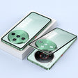 For ZTE nubia Z60S Pro Snap Buckle Metal Frame Frosted Phone Case(Green) - ZTE Cases by PMC TechLife | Online Shopping South Africa | PMC TechLife | Buy Now Pay Later Mobicred