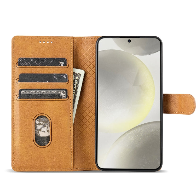For Xiaomi 14 N.BEKUS CSJ-P1 Solid Color Leather Phone Case(Brown)