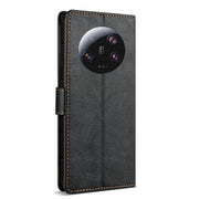 For Xiaomi 14 Ultra N.BEKUS CSJ-P1 Solid Color Leather Phone Case(Black)