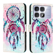 For Redmi K70 Ultra 5G Global 3D Painting Horizontal Flip Leather Phone Case(Color Drop Wind Chimes)