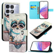 For Redmi K70 Ultra 5G Global 3D Painting Horizontal Flip Leather Phone Case(Grey Owl) - Xiaomi Cases by PMC Jewellery | Online Shopping South Africa | PMC Jewellery | Buy Now Pay Later Mobicred