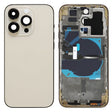 For iPhone 14 Pro Battery Back Cover with Power + Volume Flex Cable + Wireless Charging Module, Version:China Version(Gold) - Back Cover by PMC TechLife | Online Shopping South Africa | PMC TechLife | Buy Now Pay Later Mobicred