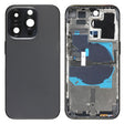 For iPhone 14 Pro Battery Back Cover with Power + Volume Flex Cable + Wireless Charging Module, Version:CE EU Version(Black) - Back Cover by PMC TechLife | Online Shopping South Africa | PMC TechLife | Buy Now Pay Later Mobicred