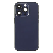 For iPhone 14 Pro Max Battery Back Cover with Power + Volume Flex Cable + Wireless Charging Module, Version:US Version(Purple)