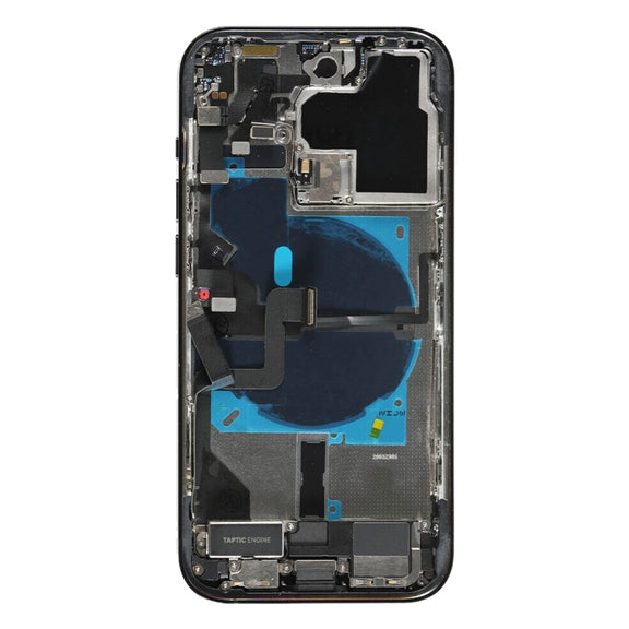For iPhone 14 Pro Battery Back Cover Assembly, Version:CE EU Version(Black)