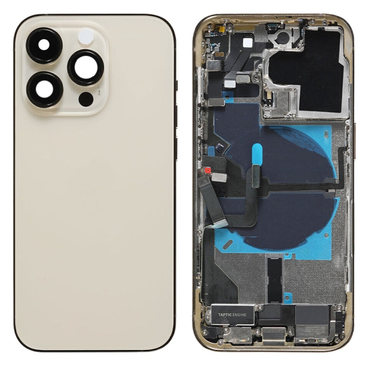 For iPhone 14 Pro Battery Back Cover Assembly, Version:CE EU Version(Gold)