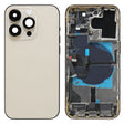 For iPhone 14 Pro Battery Back Cover Assembly, Version:CE EU Version(Gold) - Back Cover by PMC TechLife | Online Shopping South Africa | PMC TechLife | Buy Now Pay Later Mobicred