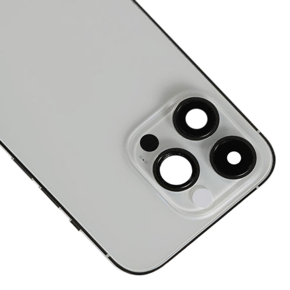 For iPhone 14 Pro Battery Back Cover Assembly, Version:CE EU Version(Silver)