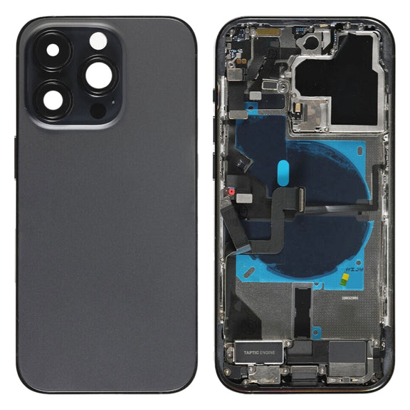 For iPhone 14 Pro Battery Back Cover Assembly, Version:US Version(Black)