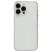 For iPhone 14 Pro Max Battery Back Cover Assembly, Version:US Version(Silver)