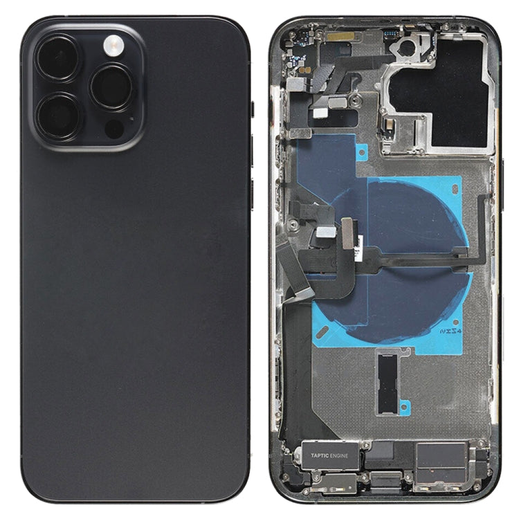For iPhone 14 Pro Max Battery Back Cover Assembly, Version:China Version(Black)