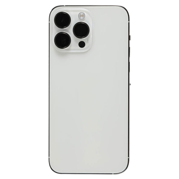 For iPhone 14 Pro Max Battery Back Cover Assembly, Version:China Version(Silver)