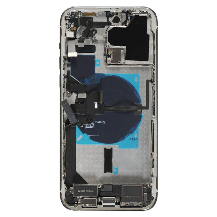 For iPhone 14 Pro Max Battery Back Cover Assembly, Version:China Version(Silver)