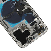 For iPhone 14 Pro Max Battery Back Cover Assembly, Version:China Version(Silver)