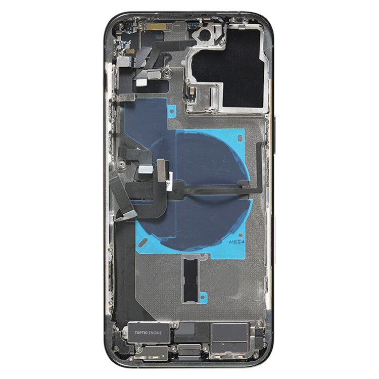 For iPhone 14 Pro Max Battery Back Cover Assembly, Version:CE EU Version(Black)