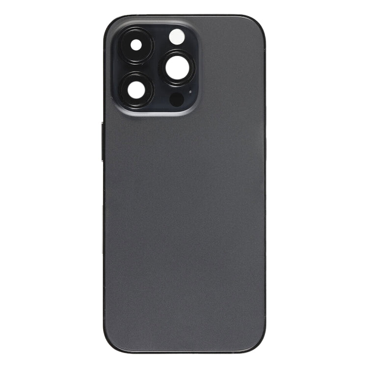 For iPhone 14 Pro Battery Back Cover with Side Keys & Card Tray, Version:China Version(Black)