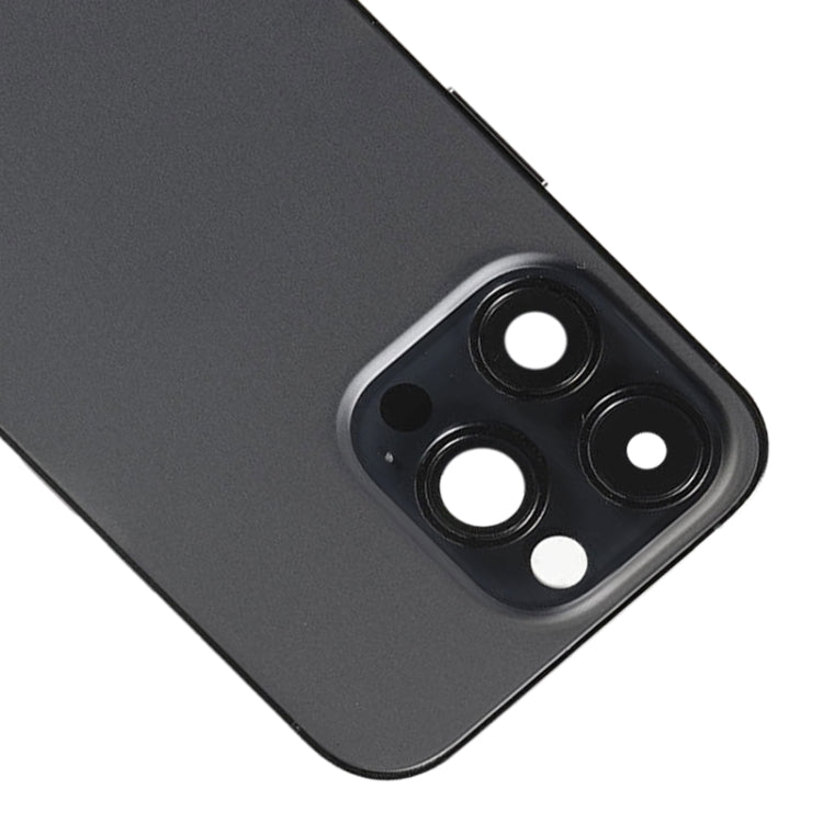 For iPhone 14 Pro Battery Back Cover with Side Keys & Card Tray, Version:China Version(Black)