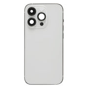 For iPhone 14 Pro Battery Back Cover with Side Keys & Card Tray, Version:China Version(Silver)