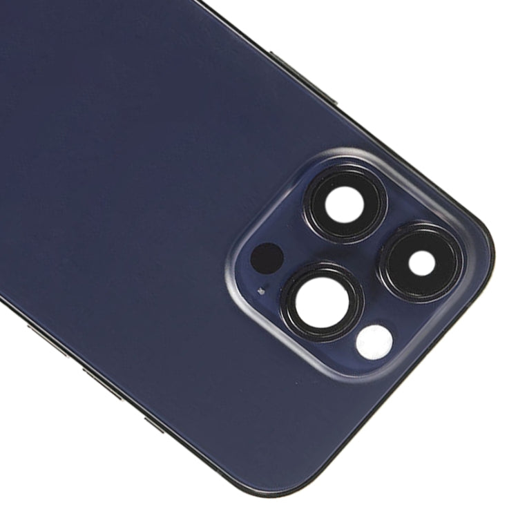 For iPhone 14 Pro Max Battery Back Cover with Side Keys & Card Tray, Version:US Version(Purple)