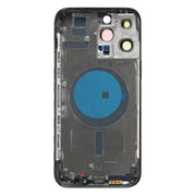 For iPhone 14 Pro Max Battery Back Cover with Side Keys & Card Tray, Version:China Version(Black)