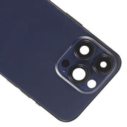 For iPhone 14 Pro Max Battery Back Cover with Side Keys & Card Tray, Version:CE EU Version(Purple)