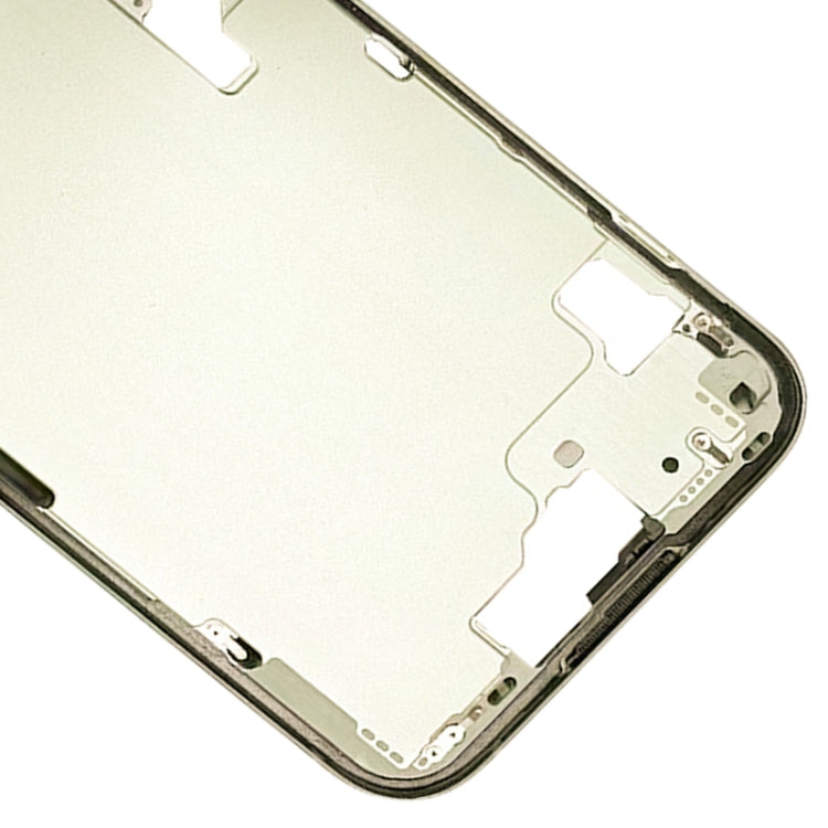 For iPhone 15 Middle Frame Bezel Plate with Side Keys + Card Tray, Version:US Version(Yellow)