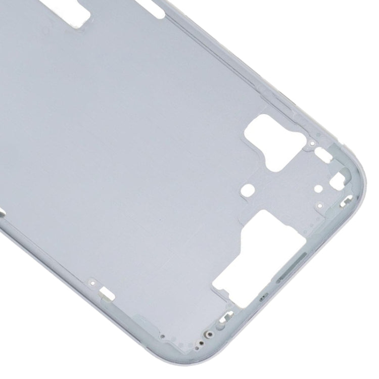 For iPhone 15 Middle Frame Bezel Plate with Side Keys + Card Tray, Version:US Version(Blue)