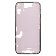 For iPhone 15 Middle Frame Bezel Plate with Side Keys + Card Tray, Version:US Version(Pink)
