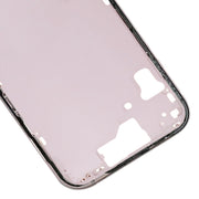 For iPhone 15 Middle Frame Bezel Plate with Side Keys + Card Tray, Version:China Version(Pink)