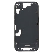 For iPhone 15 Middle Frame Bezel Plate with Side Keys + Card Tray, Version:CE EU Version(Black)